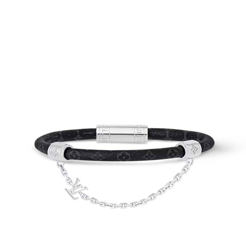 Louis Vuitton Chain It Bracelet Silver M8573E