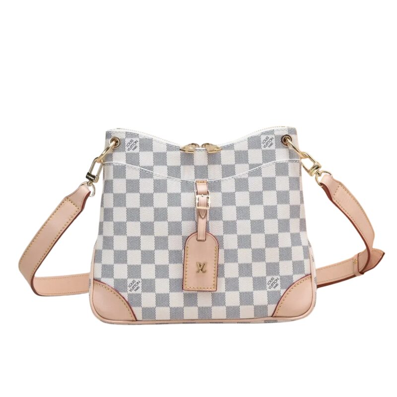 Louis Vuitton Odéon Shoulder Bag Damier Azur 26Cm