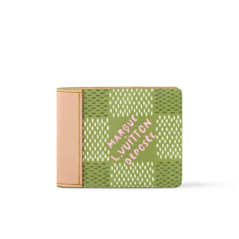 Louis Vuitton Slender Wallet Green 11Cm N40636