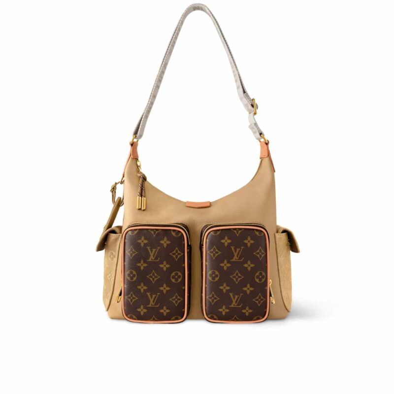 Louis Vuitton Hobo Cargo Beige 31Cm M12697