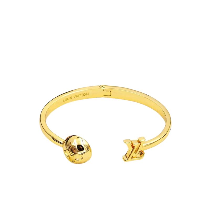 Louis Vuitton Cuff Braclet Gold