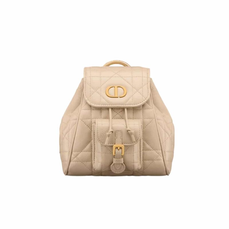 DIOR SMALL DIOR CARO BACKPACK BEIGE 27CM