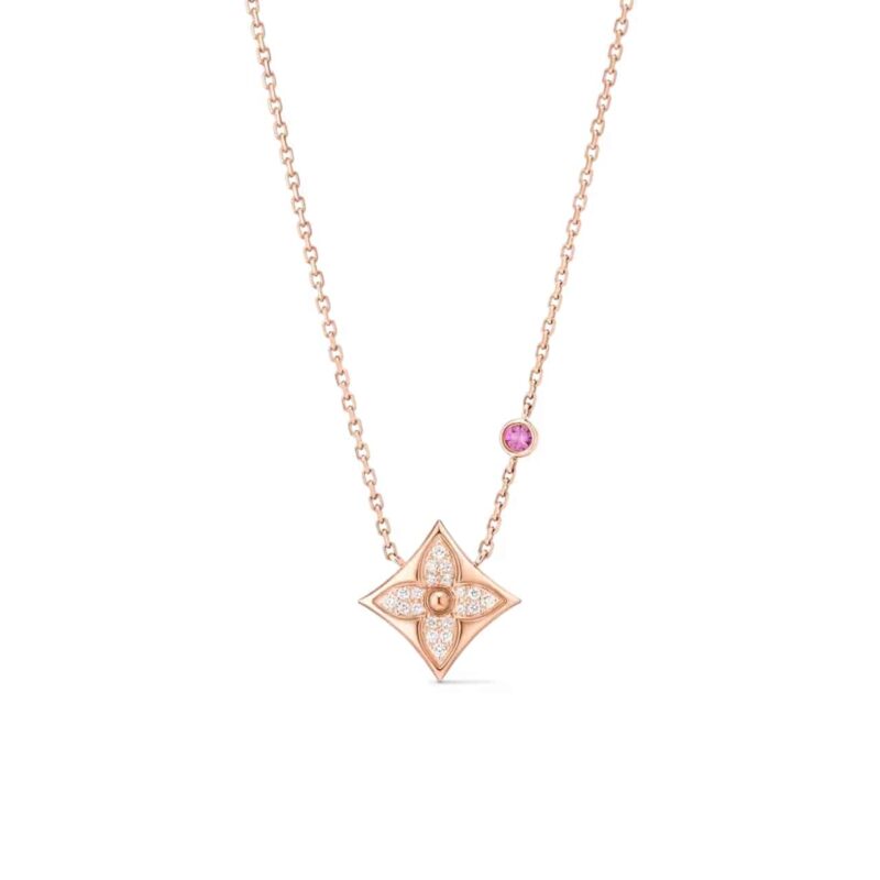 Louis Vuitton Color Blossom Qixi Limited Edition Bb Star Pendant Q03274