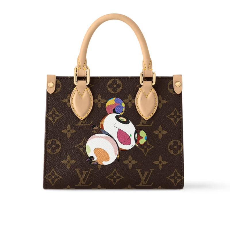Louis Vuitton X Takashi Murakami Onthego BB Monogram Canvas Brown 18Cm M13668