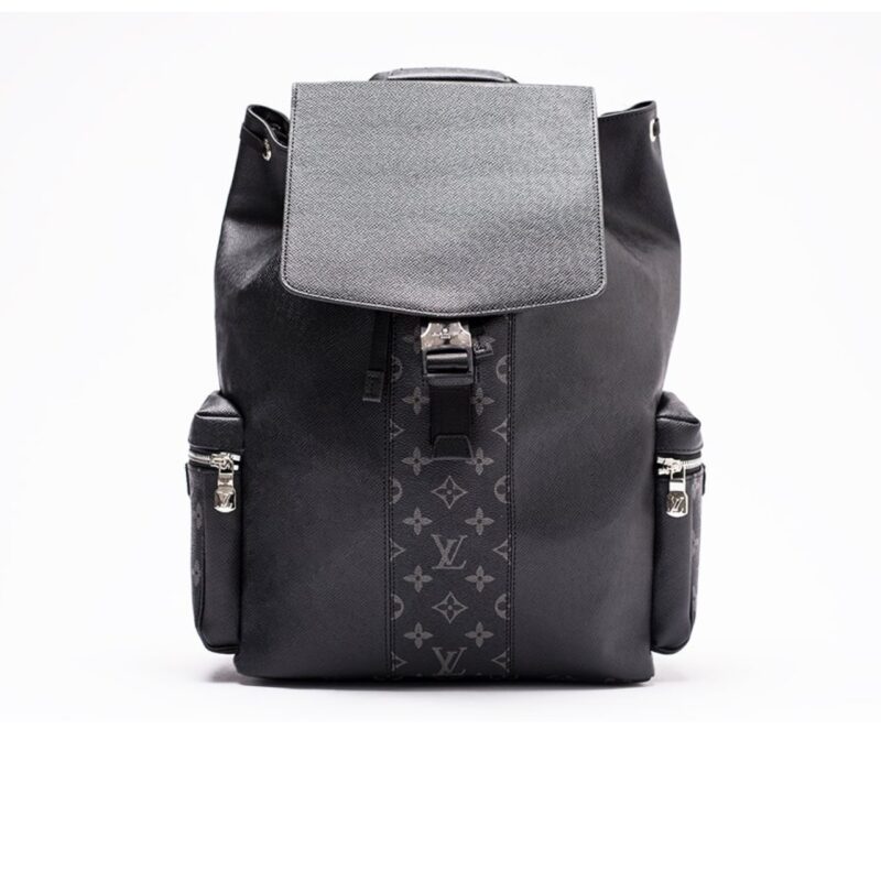 Louis Vuitton Lv Monogram Taigarama Outdoor Backpack Black 40Cm