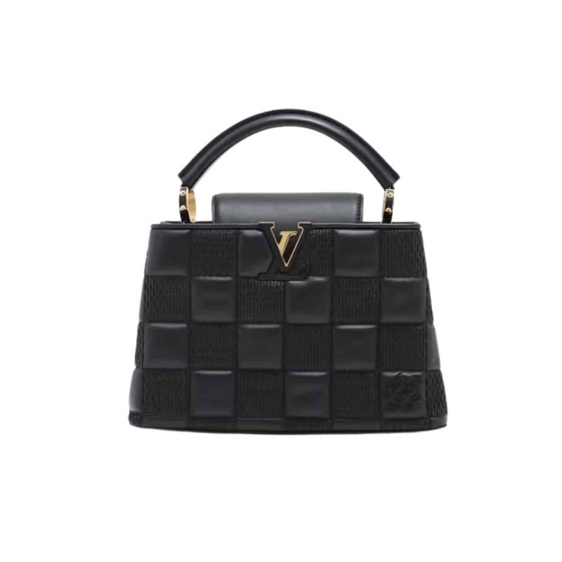 Louis Vuitton Capucines Mini Bag In Damier Black 20Cm