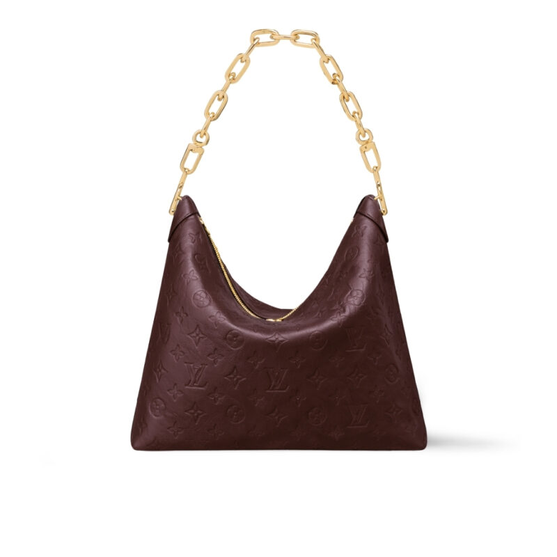 Louis Vuitton Coussin Hobo MM Chocolat 30Cm M12072