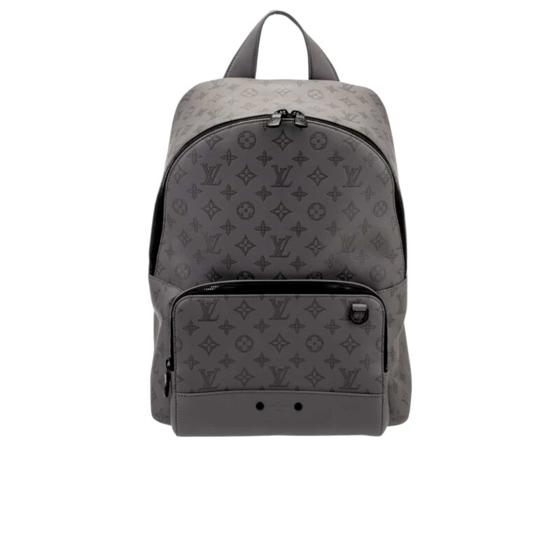 Louis Vuitton Monogram Shadow Racer Backpack Grey 38Cm