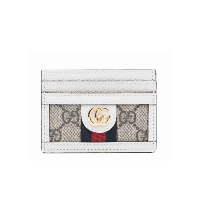 Gucci Ophidia Card Case White 9Cm