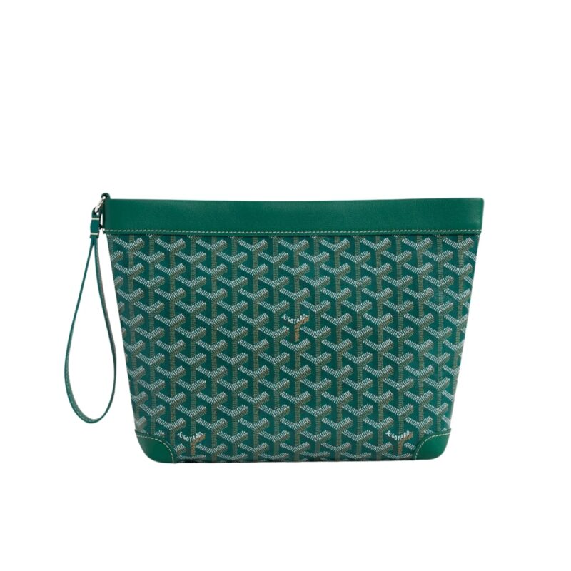 GOYARD CONTI POUCH GREEN 25CM CONTIPPMLTY09CL09P