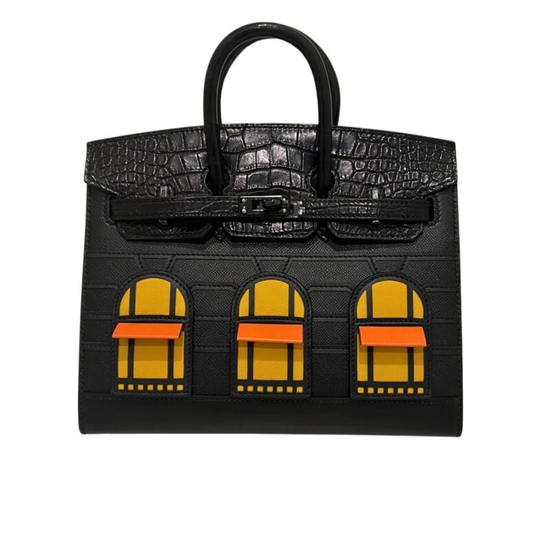 Hermes Birkin 20 Sac Faubourg Alligator Black Matte 20Cm