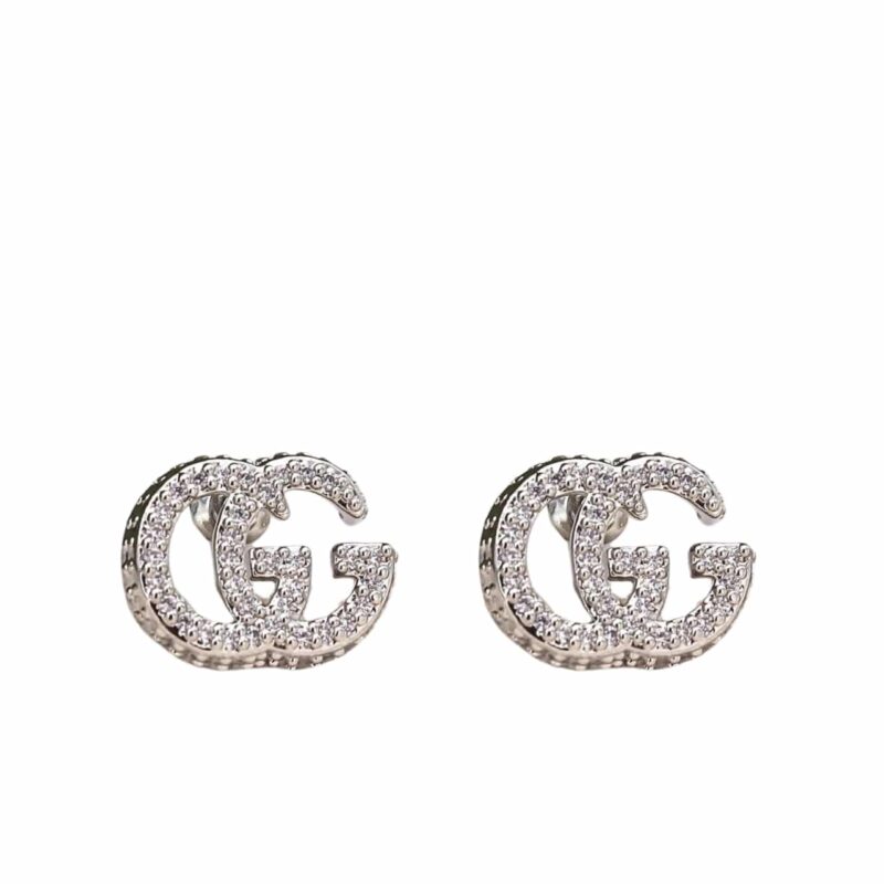 Gucci Gg Marmont Crystal Stud Earrings 814432 J3F42 8162
