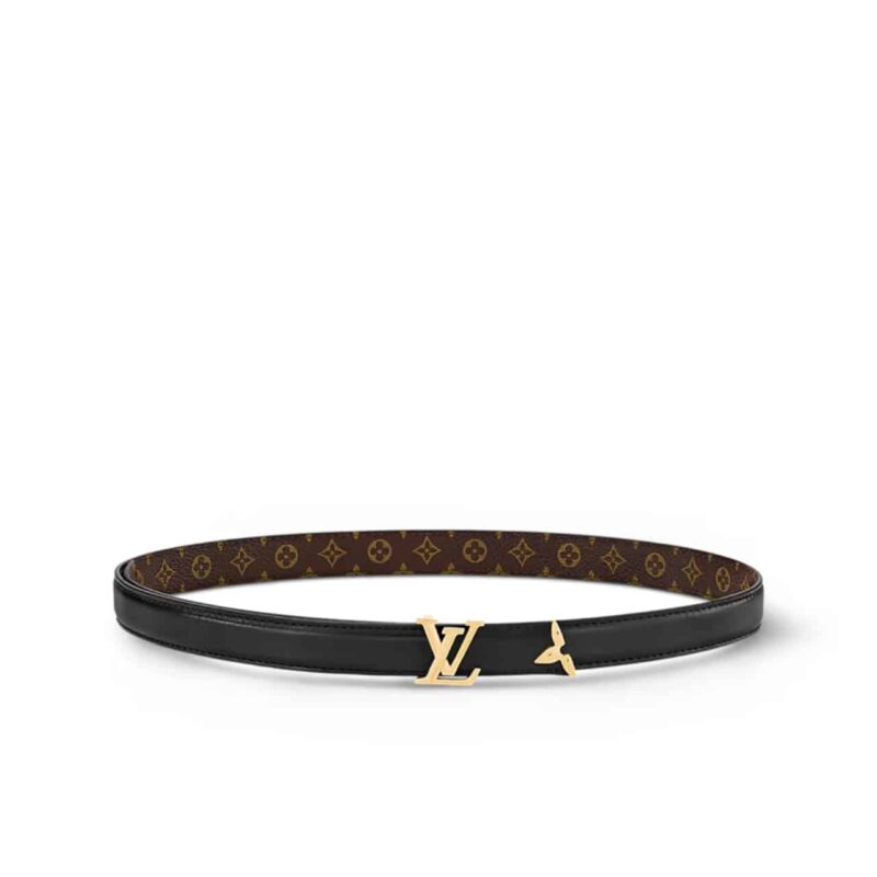 Louis Vuitton Pretty Lv Double Sided Belt Black 20Mm M8232X