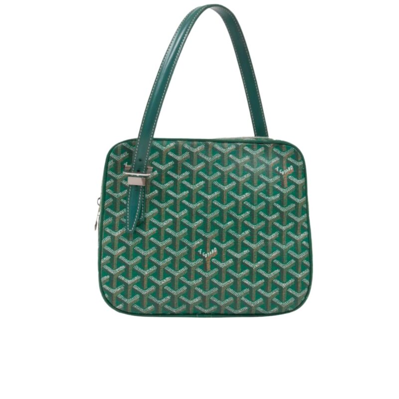GOYARD YONA BAG COATED CANVAS GREEN 23CM