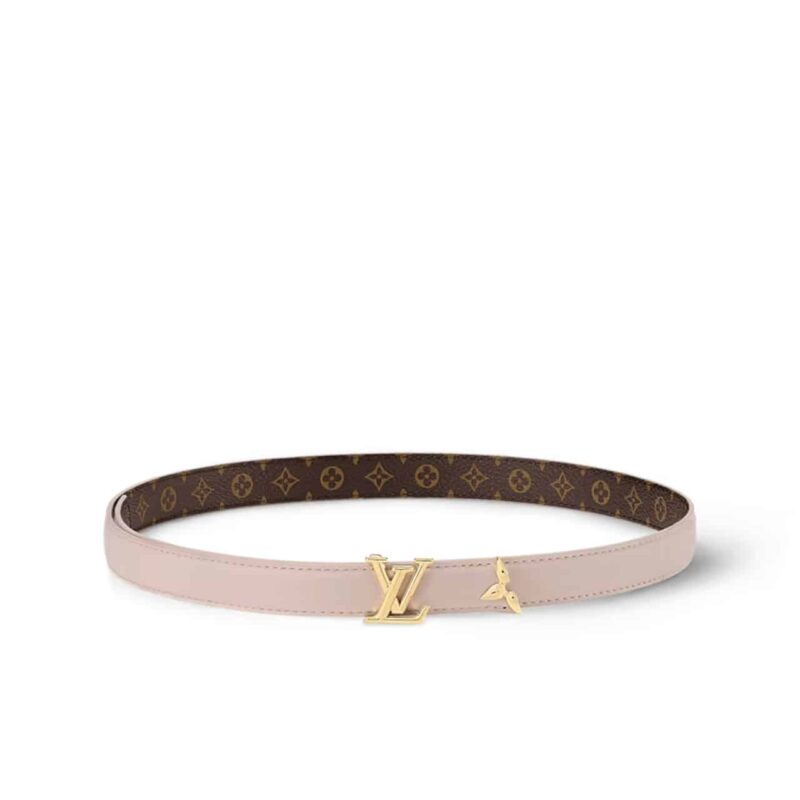 Louis Vuitton Pretty Lv Double Sided Belt Beige 20Mm