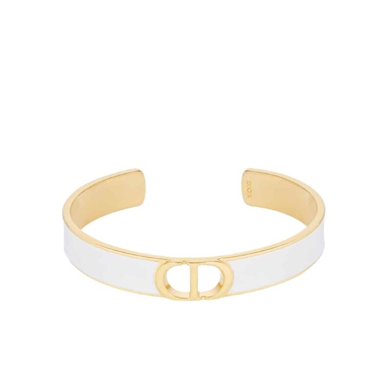 DIOR THIN BRACELET 30 MONTAIGNE GOLD WHITE B2623WOMLQ D301