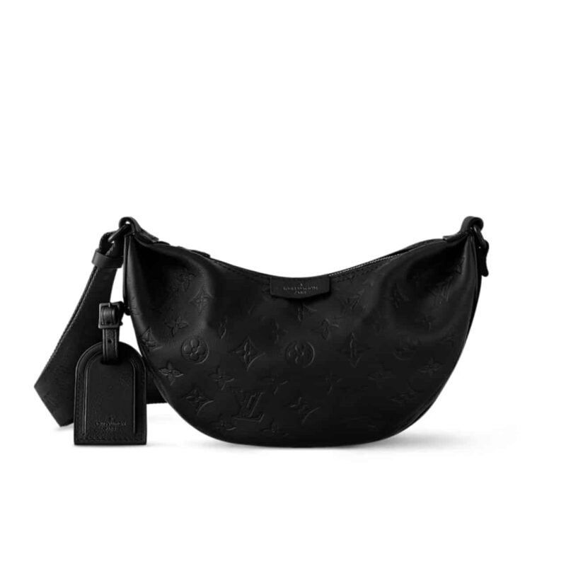 Louis Vuitton Hamac PM Bag Black Monogram Shadow 28Cm M12510