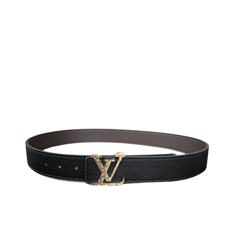 Louis Vuitton Lv Initiales Belt Black 38Mm