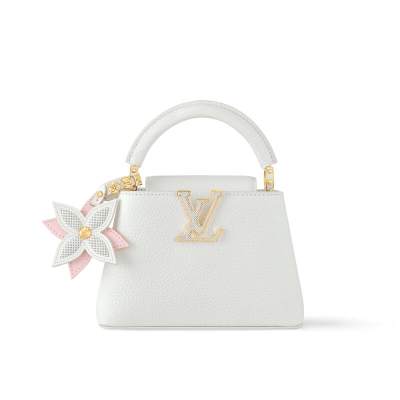 Louis Vuitton Capucines Mini Bag Snow White 21Cm M21416