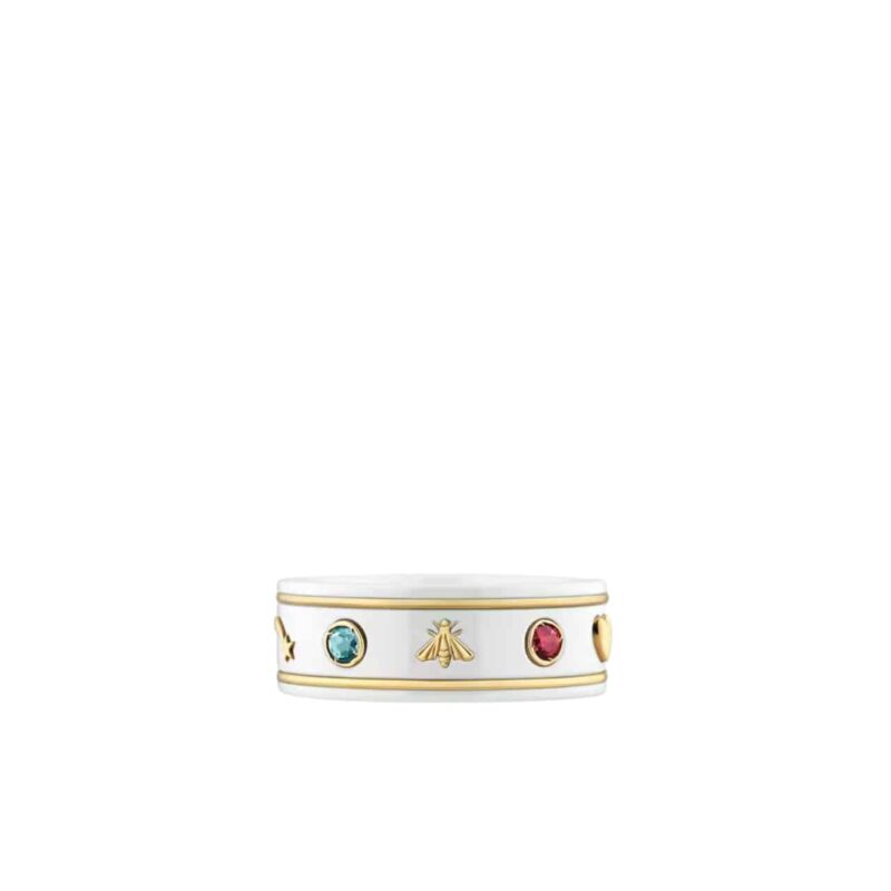 Gucci Icon Ring With Gemstones