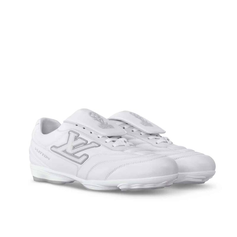 Louis Vuitton Footprint Soccer Sneaker White 1Ahdoi
