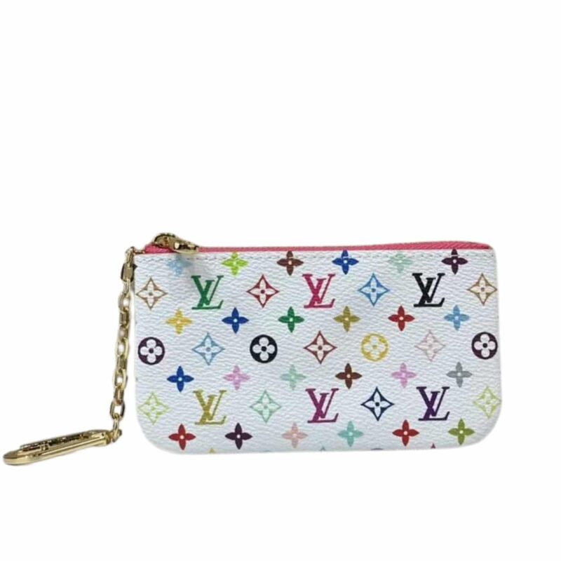 Louis Vuitton X Murakami Key Coin Purse White 12Cm