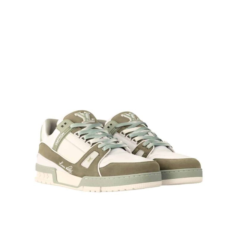 Louis Vuitton Trainer Sneaker Green 1Adhcg