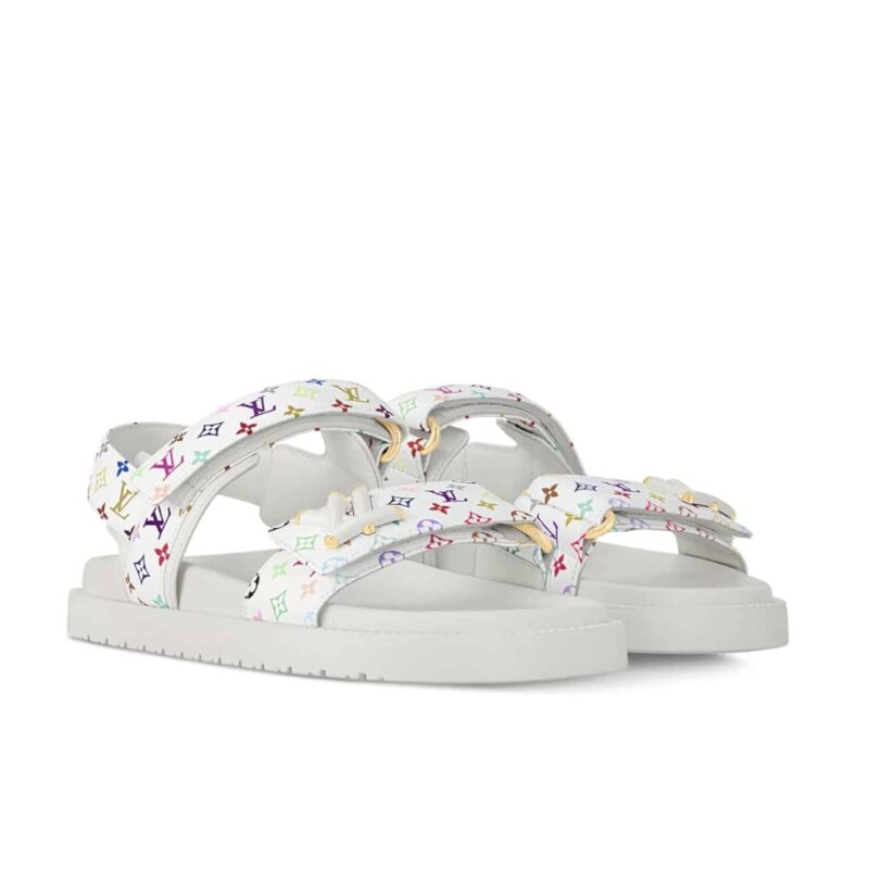 Louis Vuitton X Murakami Lv Sunset Flat Comfort Sandal White 1Agxeq