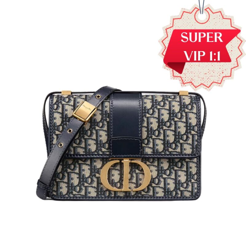 [SUPER VIP 1:1] DIOR 30 MONTAIGNE BAG BLUE DIOR OBLIQUE JACQUARD 25CM M9203UTZQ M928