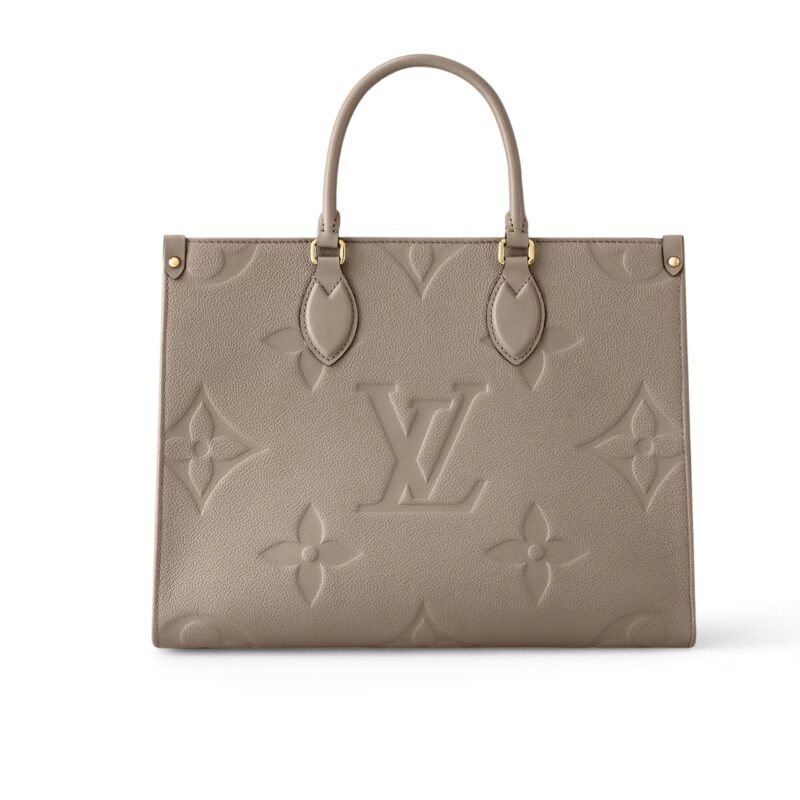 Louis Vuitton Onthego MM Monogram Empreinte Turtledove 35Cm M45607