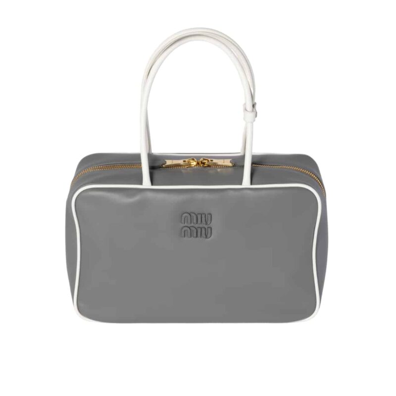 Miumiu Beau Bag Marble Gray 34Cm 5Bb117 2Ibp F0Rxg V Mln 34Cm