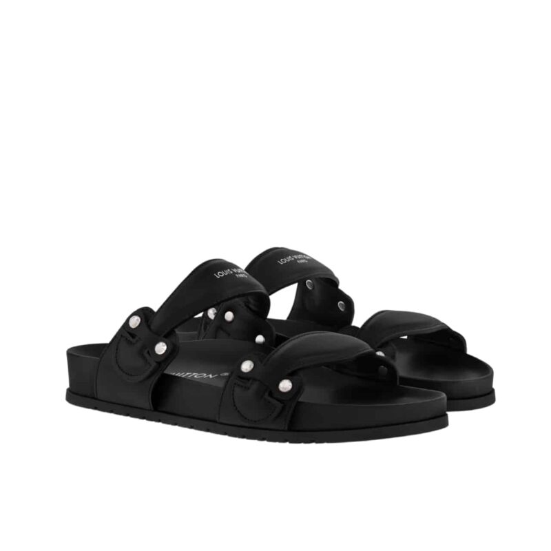 Louis Vuitton Bom Dia Comfort Mule Black 1Ahloq
