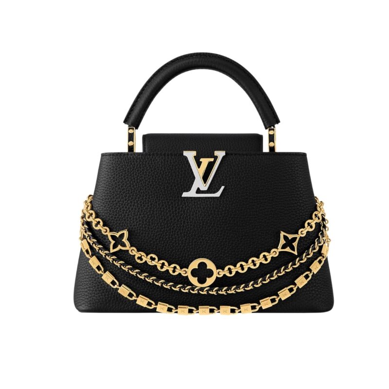 Louis Vuitton Capucines Mini Black 21Cm