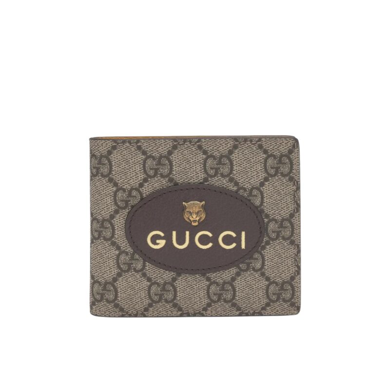 Gucci Neo Vintage Gg Supreme Wallet Beige 12Cm