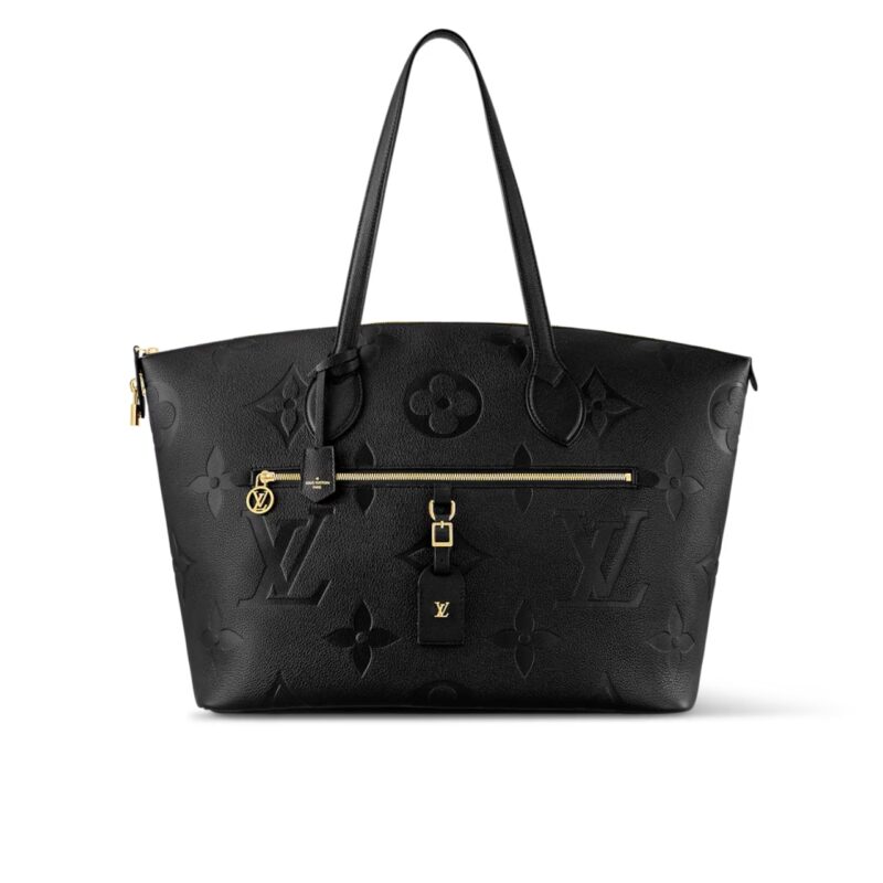 Louis Vuitton Travel Bag Monogram Empreinte Giant Black 34Cm M46357