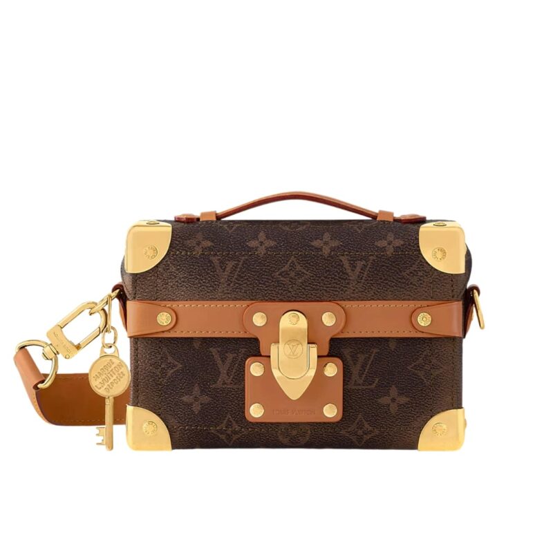 Louis Vuitton Soul Trunk Monogram Dust Coated Canvas Brown 15Cm M11535