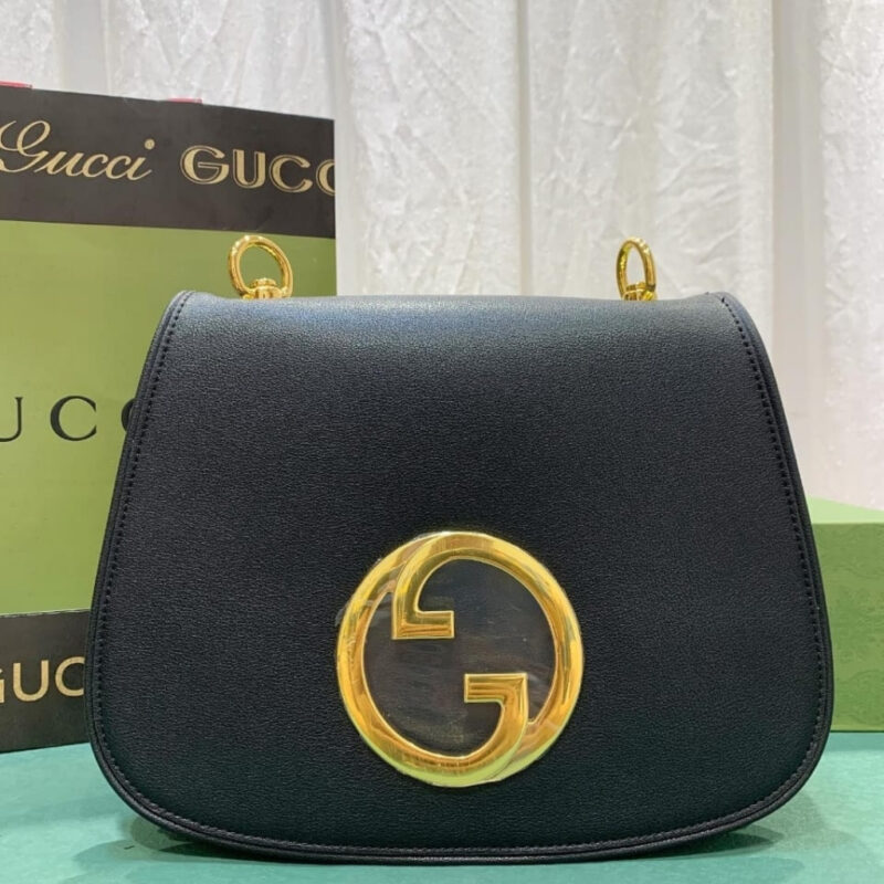 Alternative view of Gucci Blondie Medium Bag Black 29Cm 699210 Uxxag 1064