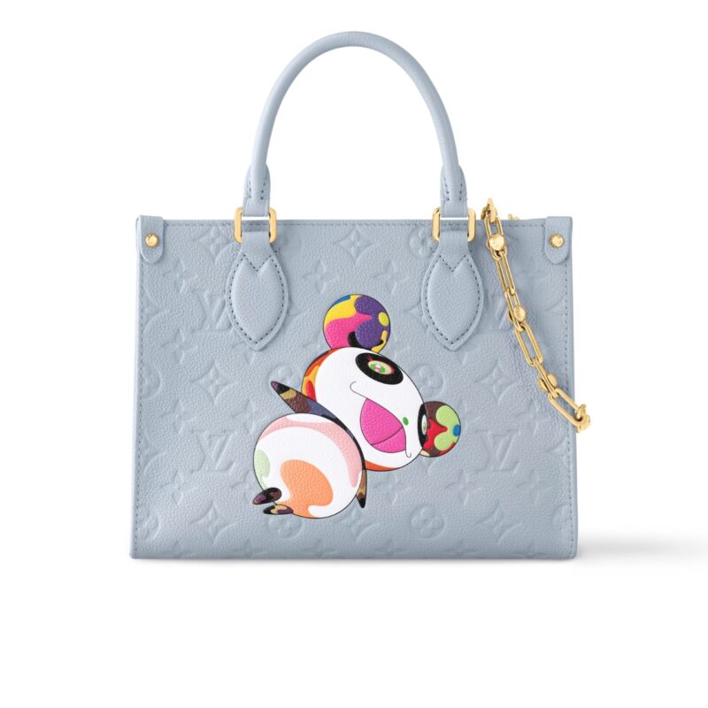 Louis Vuitton X Tm Onthego PM Chain Washed Blue 25Cm M13836