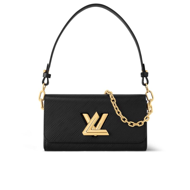 Louis Vuitton Twist West Bag Epi Black 23Cm M24549