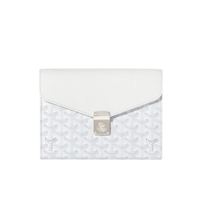 GOYARD CHYPRE WALLET POUCH WHITE 21CM CHYPRPPMLTY50CL50P