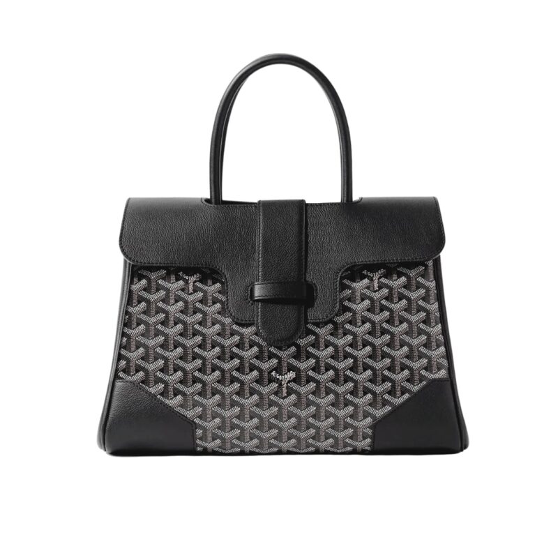 GOYARD SAÏGON TOTE BAG BLACK 34CM SAIGOCMMLTY01CL01P
