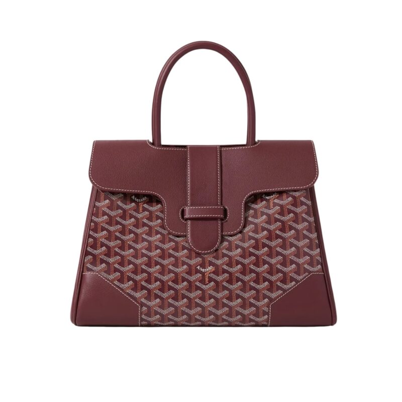 GOYARD SAÏGON TOTE BAG BURGUNDY 34CM SAIGOCMMLTY33CL33P