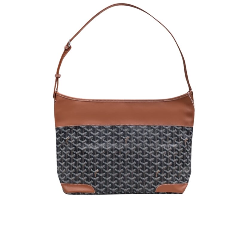 GOYARD GRENADINE HOBO BAGS BLACK AND TAN 42CM