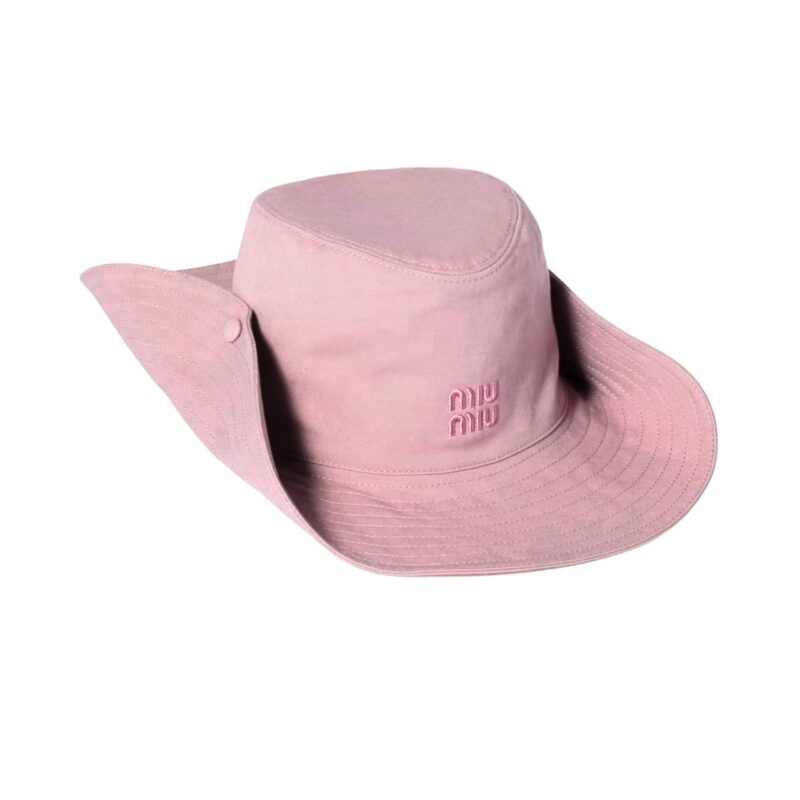 Miumiu Gabardine Cowboy Hat Raspberry 5Hc221 2Csd F0590