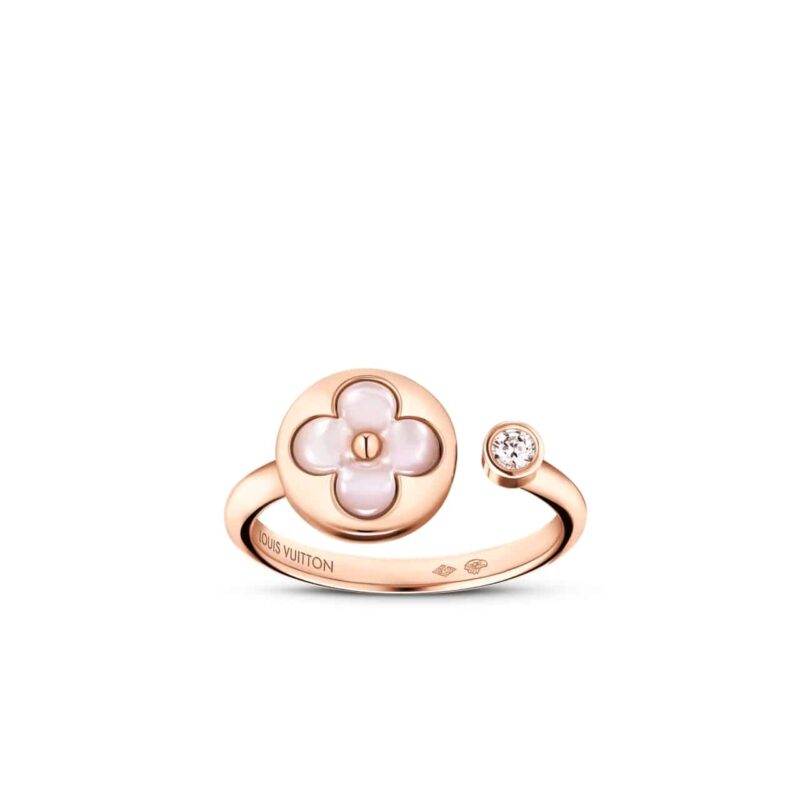 Louis Vuitton Color Blossom Mini Sun Ring Pink Gold Q0S21A