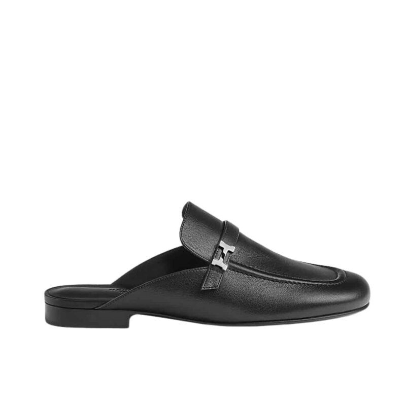 Hermes Lena Mule Black H241037Z 02350