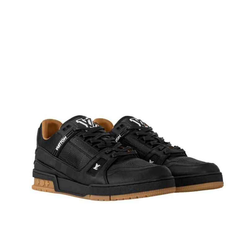 Louis Vuitton Lv Trainer Sneaker Black 1Ahtt2