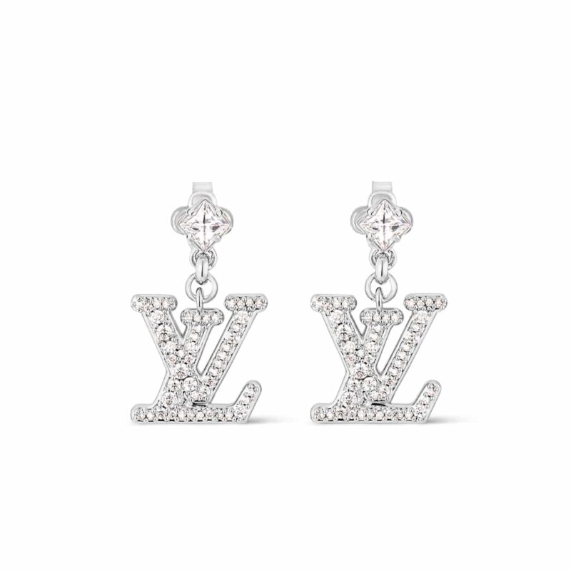 Louis Vuitton Lady Lv Ohrringe Palladium M02513