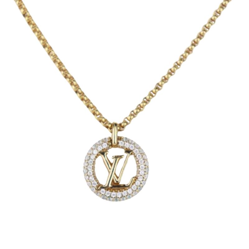 Louis Vuitton Louise By Night Necklace Gold M00759