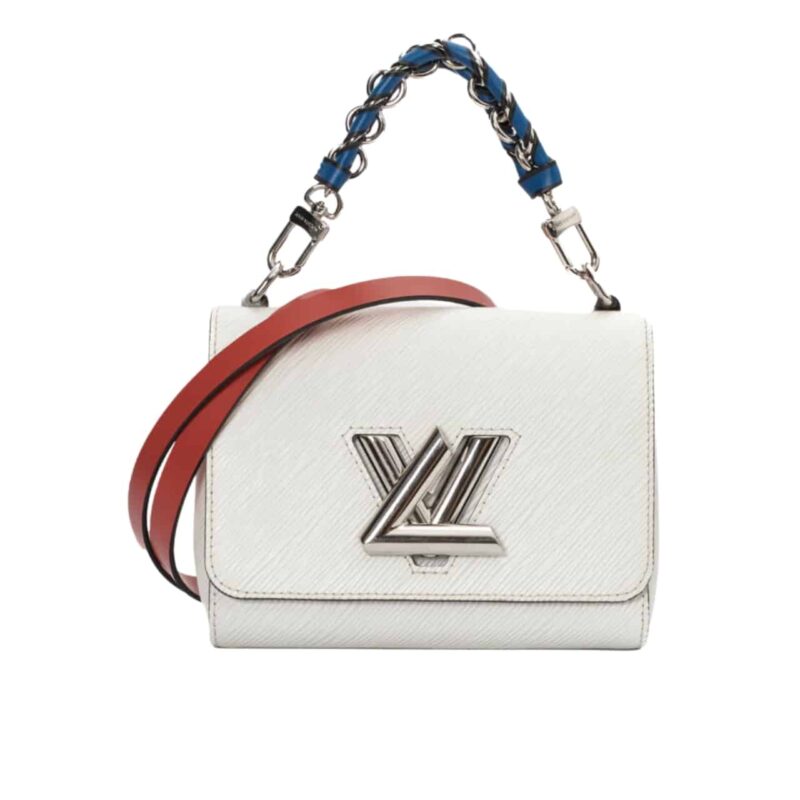 Louis Vuitton Twist MM Limited Edition Bag In White 23Cm